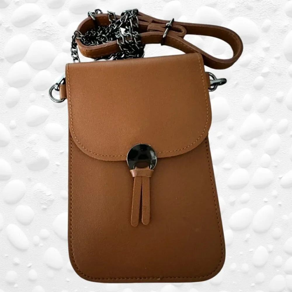 SAVE THE GIRLS RFID Crossbody Bag - Credit Card Touch Screen Phone Bag NWOT - Picture 3 of 6